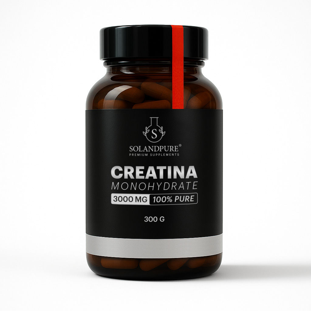 Creatina Monohidratada 3000 mg Creapure® – Pura y Sin Aditivos - Solandpure®