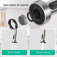BIT Grifo de fregadero de cocina con resorte abatible, rotación de 360 grados, grifo mezclador de agua fría y caliente - details 7