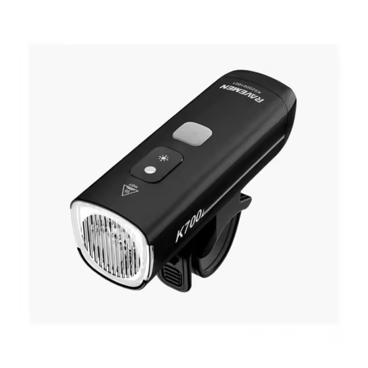 Ravemen - Faro delantero para bicicleta K700 700L, luz LED de alta potencia 700 lúmenes para ciclismo en carretera y montaña, resistente al agua IPX6, recargable por USB, ideal para uso nocturno y condiciones adversas - 1