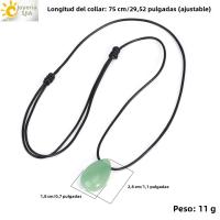 Collar De Piedra Natural Con Colgante De Gota Para Hombres Y Mujeres Collar De Cristal Con Amatista Rosa Y Ojos De Tigre Ajustable Para Todas Las Ocasi\u00f3nsvia CSJA Joyas - details 21