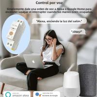 Interruptor De Circuit Breaker WiFi Tuya Smart Life 63A 1P+N Con Timer Control Remoto Y App Compatible Con Alexa Y Google Home - details 2