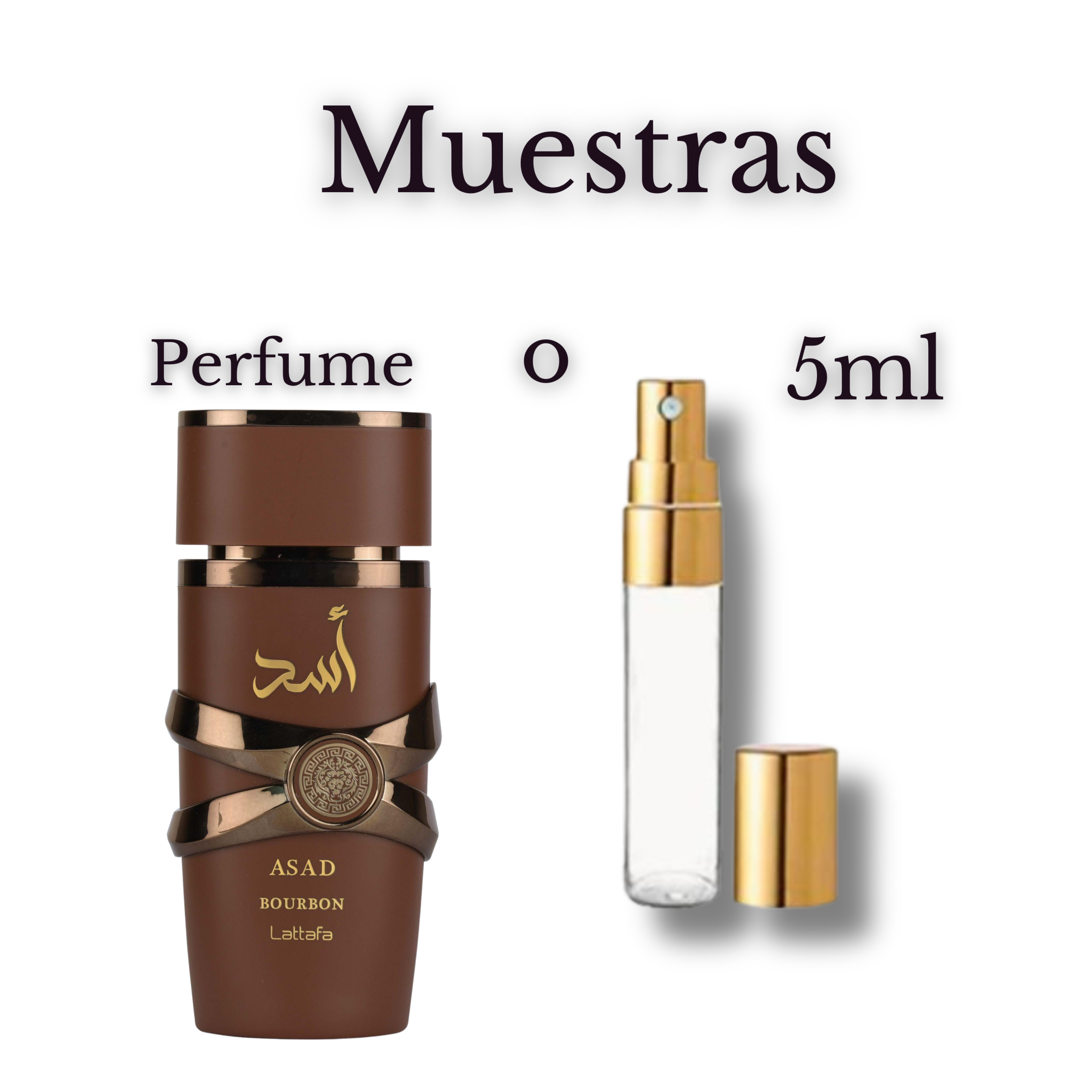 Asad Bourbon Eau de Parfum para Hombre- Lattafa. Fragancia Calida, Especiada y Amaderada