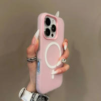 Funda De Teléfono Aesthetic Con Protección Antichoque Total Compatible Con Apple iPhone 17 16 11 12 13 14 15 plus pro Max Material PC + TPU Magnético - details 6