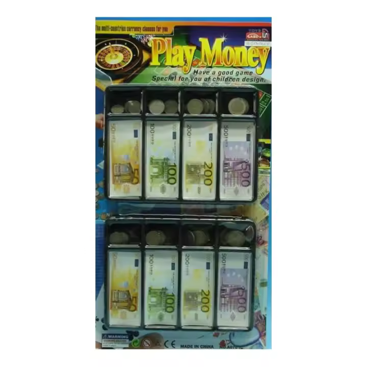 JUEGO BLISTER EUROS MONEDAS Y BILLETES - 1