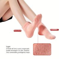 Calcetines De Pilates Antideslizantes Para Mujer Transpirables Fitness Yoga Deporte Ballet Danza Calcetines De Gimnasio - details 5