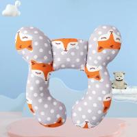 Almohada Para Bebé Viaje Coche Multi Funcional Asiento De Carrera Cojín Para Silla De Paseo U Forma Algodón Suave Dibujos Animados Niños - details 8