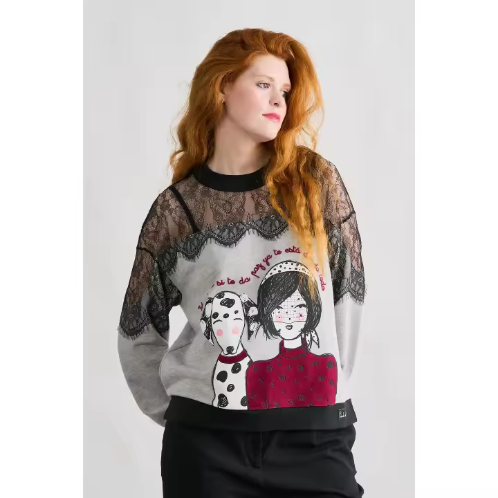 Sudadera -Anabel Lee- Dálmata - 1