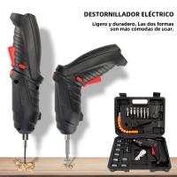 Set De Herramientas Eléctricas Recargables 47Pcs 3.6V Mini Taladro Sin Cable Batería De Litio Para Mantenimiento Doméstico Y Montaje De Muebles - details 0