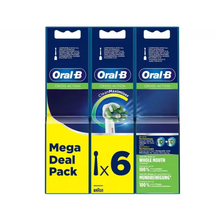 Oral B Recambio Oral-b Pro Cross Action - 6 Cabezales De Recambio - 1