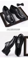 Zapatos De Vestir Para Hombre Cómodos Y Transpirables Antideslizantes Clásicos Para Bodas Y Oficina Material De Cuero Formal Elegante - details 14