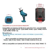 Sábanas Eléctricas Reciprocantes Pequeñas Para Exteriores Con Corte De Mano Adecuadas Para Baterías Makita/Dewalt/Milwaukee 18V - details 6