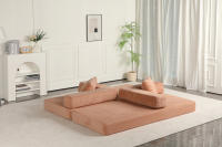 Sinaopus Sofá Cama Plegable de Pana, 2 en 1 Sillón Futon y Colchón, Relleno de Espuma, Sin Montaje, Ahorro de Espacio para Salón, Invitados - details 7