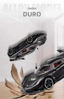 Coche De Colección Jesko Super Car a Escala 1:24 En Metal Con Sonido Y Luz Vehículos Diecast Regalo Para Niños - details 2