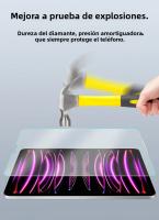Protector De Pantalla De Vidrio Templado Mate 9H Para iPad 11 Pulgadas Compatible Con M4 pro M3 M2 Mini 6 7 A16 10 9 Generaciones Protección Contra Explosiones Resistente Al Rascado Instalación Fácil - details 6