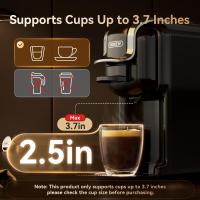 Máquina de Café en Cápsulas HiBREW H2B 5 en 1 - Compatible con 4 Cápsulas de Café y Café Espresso Molido, Prepara Café Frío, Espresso, Capuchino y Long Black. Máquina de Café para Cocina de Hotel - details 2