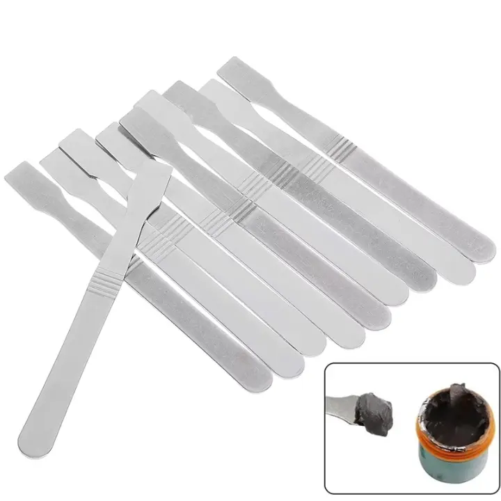 Cuchillo De Aleación De Acero Inoxidable Para Reparación Electrónica Herramienta De Limpieza De Pasta De Soldadura Herramienta De Mezcla De Pasta De Soldadura Resistentes Al Agua - 1