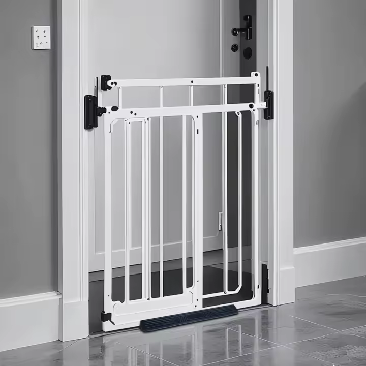 Barrera De Seguridad Para Mascotas Con Placa De Guía Antideslizante Fences De Seguridad Para Puertas De La Casa Guardia Interior De Escaleras Material Plástico - 1