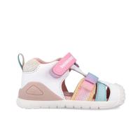 Zapatos primeros pasos bebé niña BIOMECANICS 262111-C310 SANDALIA URBAN BALNCO MULTI 37780 26V - details 0
