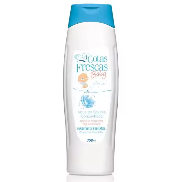 INSTITUTO ESPAÑOL Gotas Frescas Baby Agua De Colonia Concentrada 750 ml Agua de Colonia Concentrada - 1