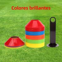 Juego De 10 Conos Cónicos Para Entrenamiento De Fútbol Para Niños Equipo Deportivo De Agilidad Y Evitación De Obstáculos Accesorios De Entrenamiento - details 1