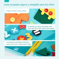 Libro De Actividades Montessori Para Bebés Juguetes Educativos Portátiles Fomentan Los Habilidades De Mano-Eje Para Niños De 3-6 Años - details 4