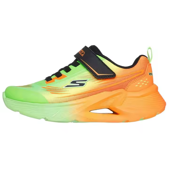 Zapatillas Skechers modelo 404040L-LMMT para Niños en color Lime Textile / Synthetic / Multi Trim - 1