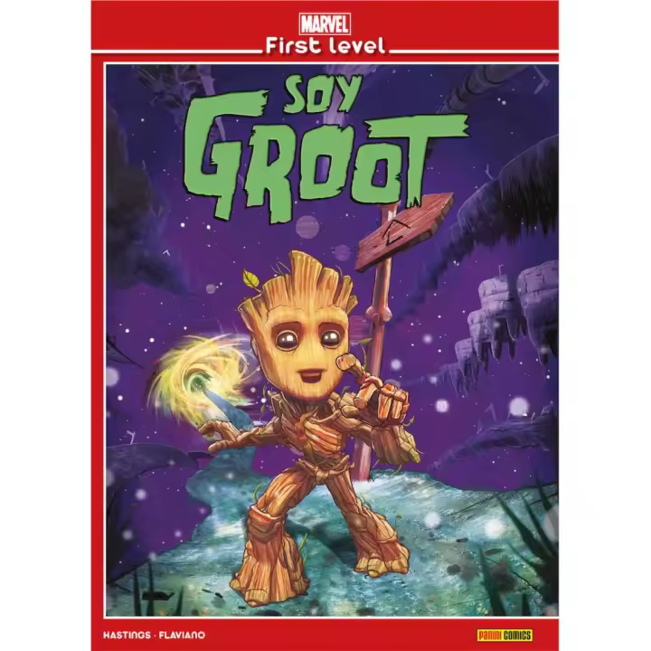 Libro Marvel first level 02: soy groot. Editorial PANINI Año 2018 Autor Hasting, Chris/ Armentaro, Flavio ISBN 9788491676621 - 1