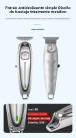 Cortador De Pelo Kemei KM-TX1 KM-2010 KM-1949 Profesional Recargable Para Hombres Corte De 0.5-10 Mm Acero Inoxidable Plata Y Oro - details 11