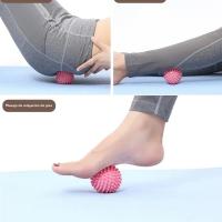 Bola De Masaje De Fascia 6cm Para Relajación Muscular Yoga Fitness Massaje De Hombros Cuello Piernas Y Pies Material PVC - details 6