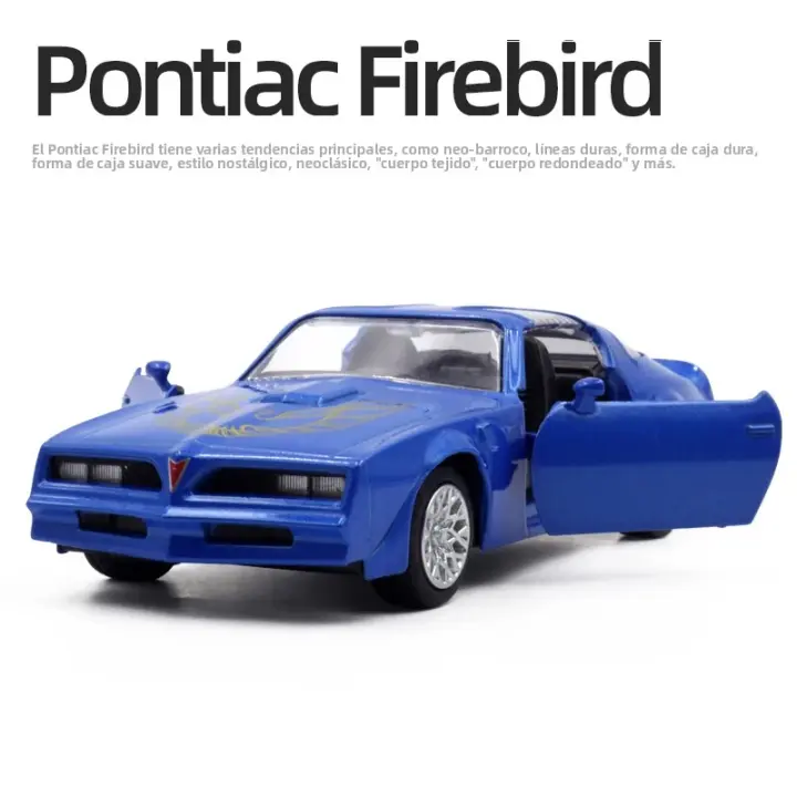 Modelo De Coche De Metal Diecast 1:36 Pontiac Firebird 1978 Regalo De Navidad Para Niños Colección Miniatura Vehículo Hobby Para Niño - 1