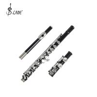 Flute Profesional De Cierre Con 16 Agujeros En Color Negro Kéy C Plata Pintada Con Accesorios Incluidos: Caja Limpieza Y Guantes - details 7