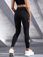 Leggings De Yoga Para Mujer Con Banda Alta De Malla Y Bolsillos Laterales Control De Abdomen Leggings Modelantes Para Ejercicio - details 4