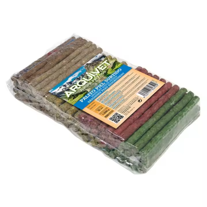 Snack para perros de palitos munchi surtidos - 100 unidades - 12 cm de largo - Arquivet - 1