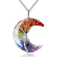 Collar De Delfín Natural Piedra Cristal Colgante Sanación Fluorita Labradorita Amatista Joyería Unisex Tendencia H479 - details 11