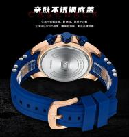 Reloj De Deporte Para Hombre MINI FOCUS Con Grande Dial Luminoso Multifuncional Resistente Al Agua Cuarzo Silicona Correa 220mm - details 17