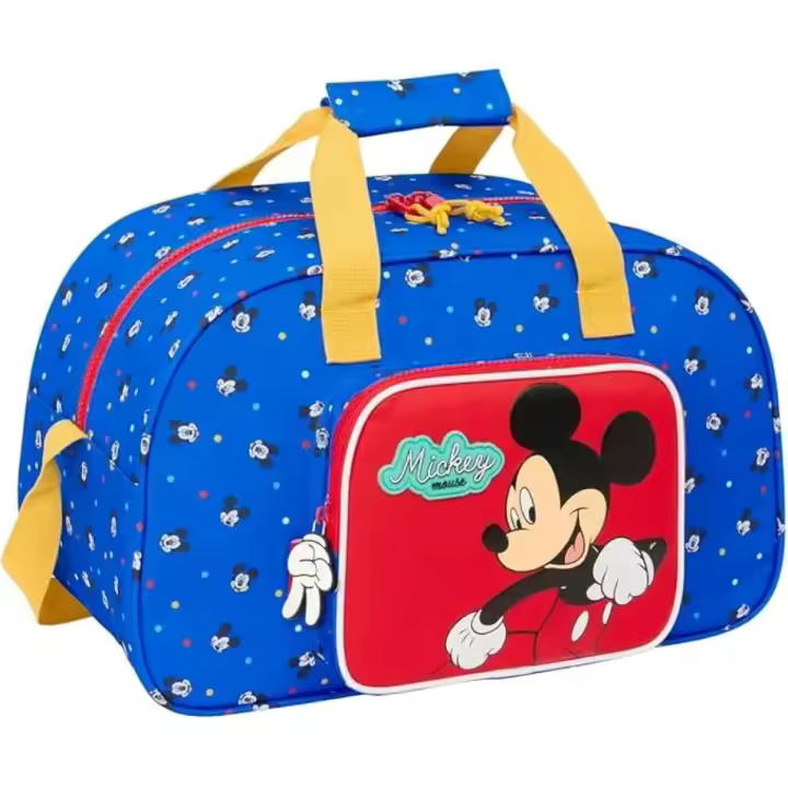 Disney - Bolsa de deporte con asa Mickey Mouse Good Day de nailon para gimnasio y viajes, resistente y compacta - 1