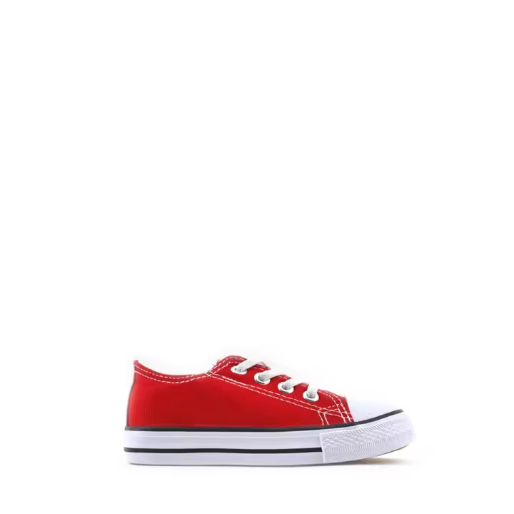 MODELISA Zapatilla De Lona Plana Con Cordón Estilo Casual Niños - 1