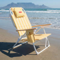 Flamingueo Silla Playa Plegable Reclinable 5 Posiciones Bolsillo Insulado Frío Bolsillo para Móvil Asas Mochila Almohada Ergonómica Aluminio y Poliéster 64 x 61 x 78 cm - details 3