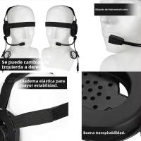 Auricular Táctico ABBREE Para Walkie Talkie U94-PTT Compatible Con Baofeng UV-5R AR-152 UV-32 Radio De Doble Vía Para Exteriores Y Campo - details 3