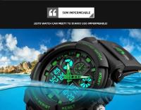 Reloj Deportivo SKMEI 1270 Para Hombre Con Cronógrafo Digital Doble Resistente Al Agua 50M Pantalla De La Semana Reloj De Pulsera Masculino - details 10