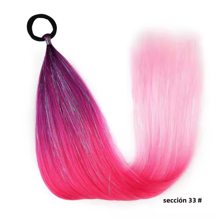 Extensiones De Cabello Sintético Braided DIY Ombre Con Tinsel De Cabello Jumbo Colores Vibrantes Para Tejidos De Cabello - 1