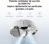 Xiaomi Robot Vacuum S40C, Aspirador y Fregona 2 en 1 | 5000Pa de Succión | Navegación LDS | Recarga Automática | Compatible Suelos Duros y Alfombras de Pelo Corto | Compatible Amazon Alexa / Google Home | Depósito de Polvo y Agua Gran Capacidad - details 2
