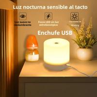 Lámpara De Noche Para Niños Lámpara De Escritorio Con Sensor Táctil Y Enchufe USB Protección Ocular 3 Modos De Ajuste Luz Fina Para Lectura Y Decoración - details 0
