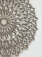Arte De Mandala De Madera Para Colgar En La Pared Decoración Bohemia Para El Hogar Para Dormitorio Sala De Estar Estudio - details 3