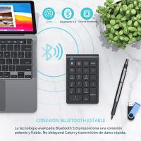Jomaa Teclado Numérico Inalámbrico Recargable Bluetooth 22 Teclas Delgado Externo Para Entrada De Datos De Teclado - details 2