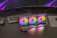 Mars Gaming ML-LCDPRO360 Refrigeración Líquida AIO 600W TDP, Pantalla LCD 2,8" Multimonitor, Bomba 4.ª Gen Opti-Chamber con Base de Cobre, 3× Ventiladores 120mm ARGB Infinity Mirror, Refrigeración Líquida PC Negra o Blanca - details 1