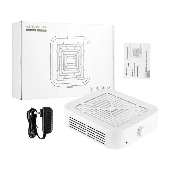 Extracorredor De Uñas Sin Escobillas De 120W Con Alta Succión Filtro Y Bajo Ruido Para Manicura Limpiador De Polvo De Uñas - 1