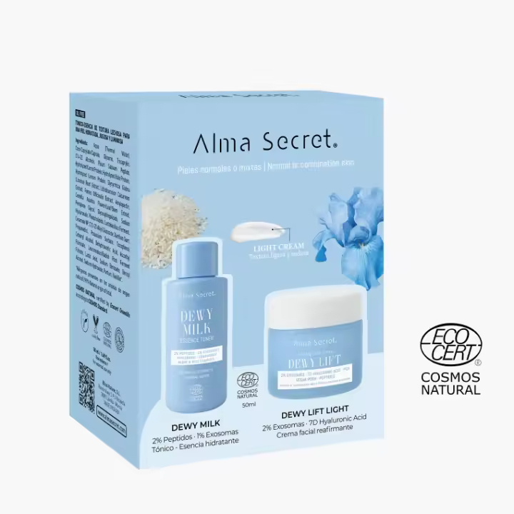 Alma Secret Cofre Mini Dewy Milk Toner 50ml & Dewy Lift Light Cream 50ml Pieles Normales a Mixtas - 1