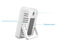 Termómetro Y Higrómetro Digital Con Pantalla Táctil Y Magnete Estación Climática Para El Hogar Medidor De Temperatura Y Humedad - details 3