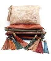 Bolso cartera para mujer de piel Mini bag Qoolst - details 0